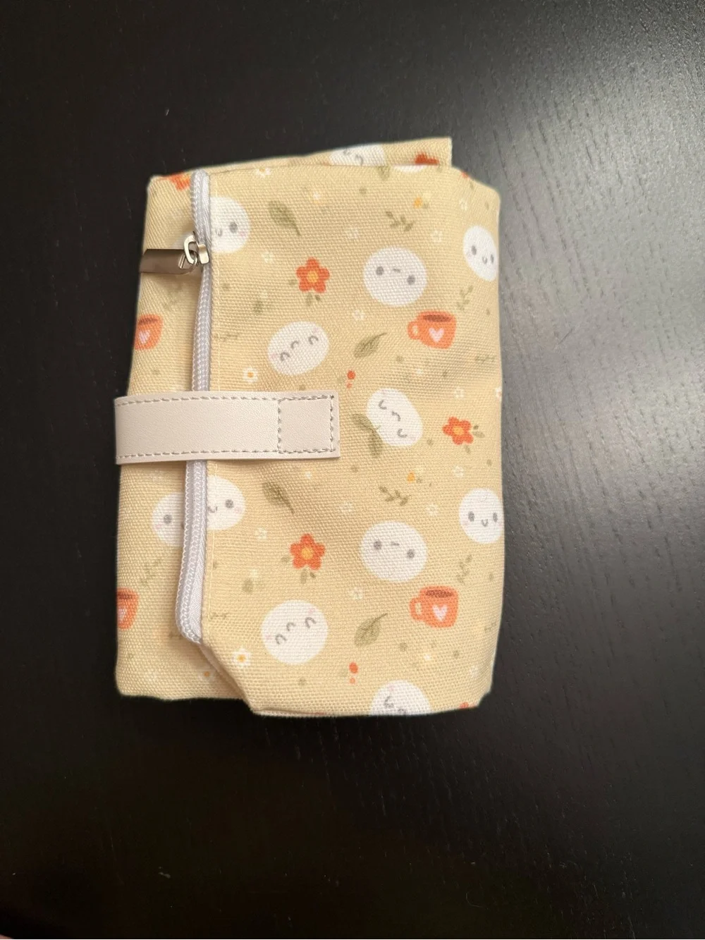 The Coffee Monsterz Co (TCMC) Emoti Floral Canvas Stationary Pen/Pencil Pouch